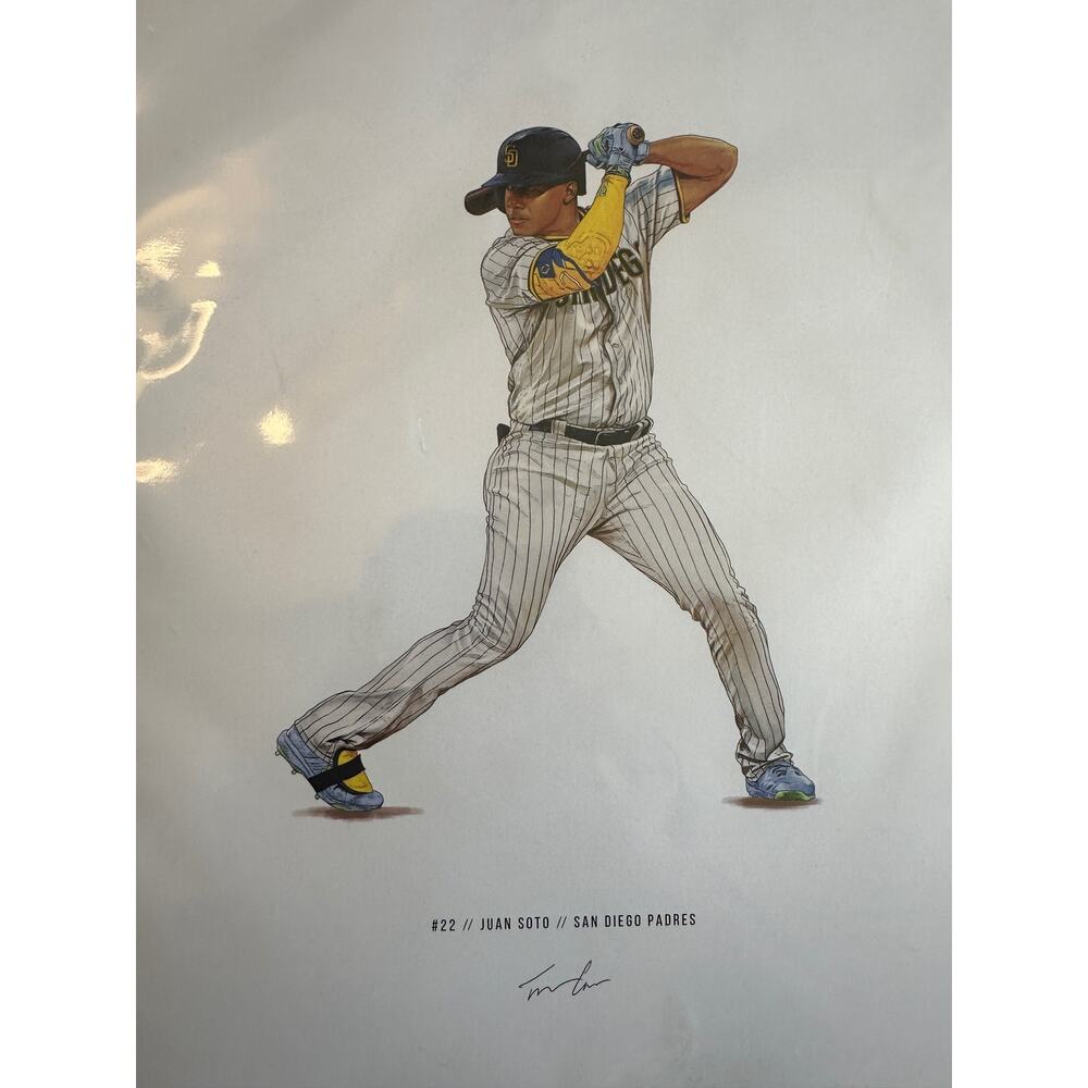 MLB San Diego Padres Juan Soto art print